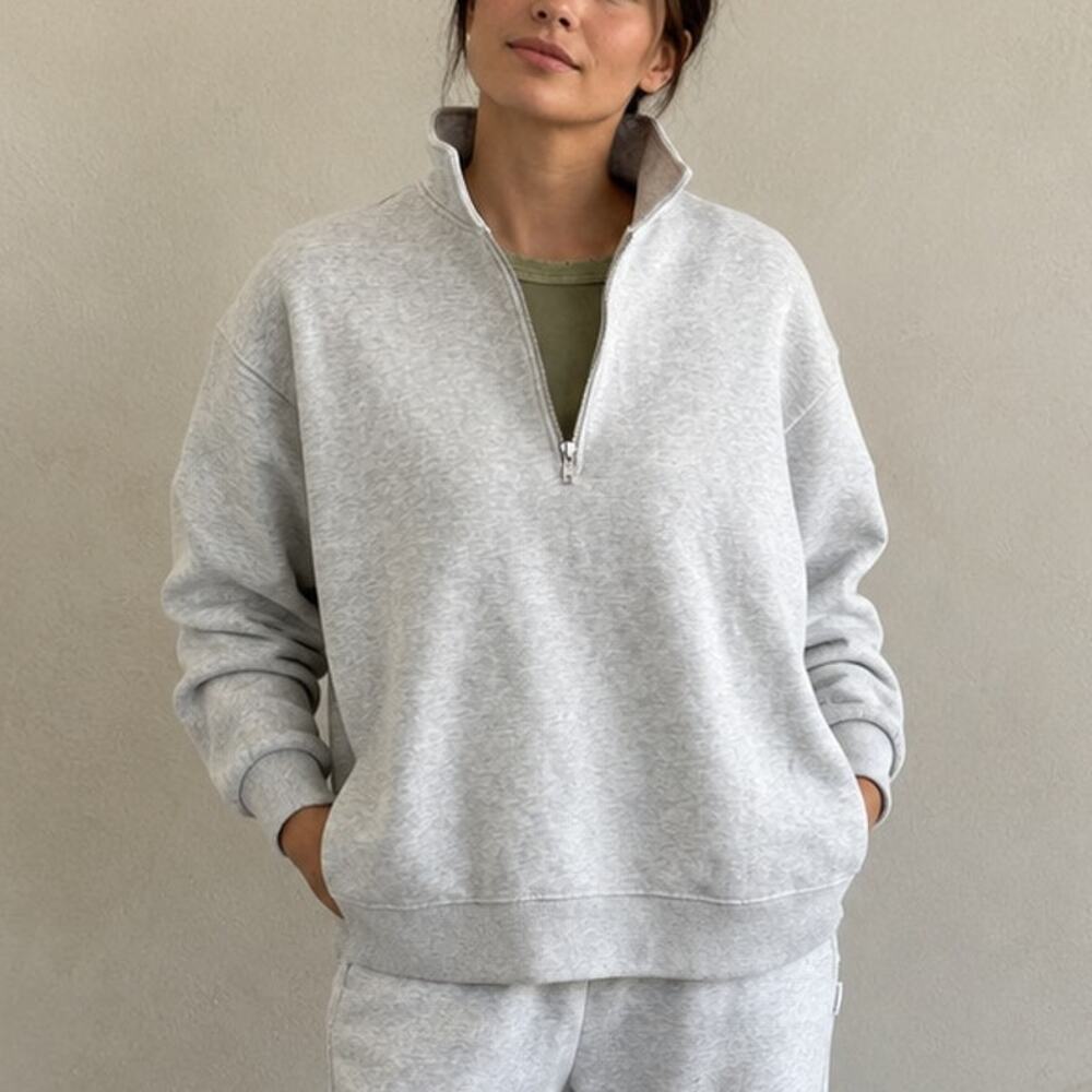 LE BON SHOPPE Noah Top Oversized sweatshirt heather gray M/L